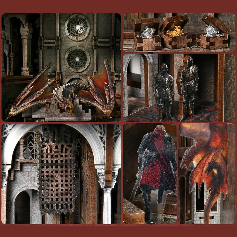 Book Nook Fourth Wing - Castello di Brace