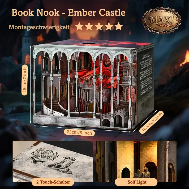 Book Nook Fourth Wing - Castello di Brace