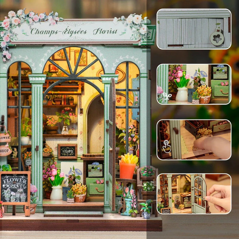 Book Nook Kit - Fiorista degli Champs-Élysées
