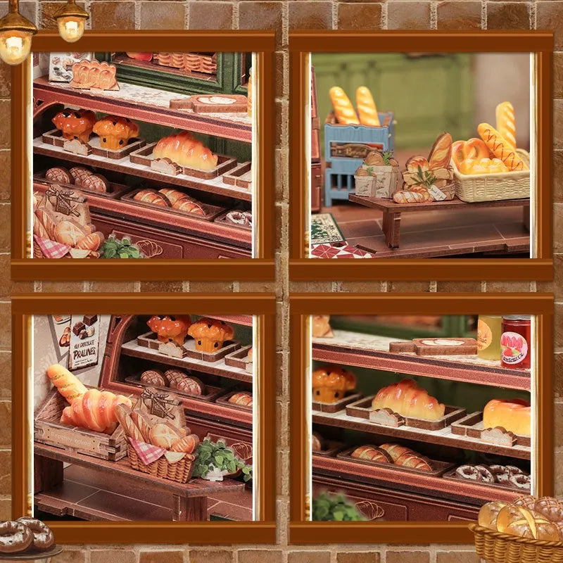 Open the doors of a miniature bakery