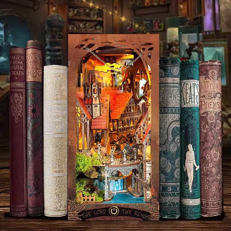 Book Nook - Valle dello Spirito dell'Anello Magico | ispirato a Il Signore degli Anelli