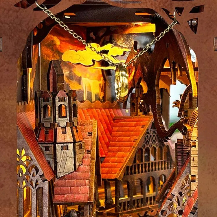Book Nook - Valle dello Spirito dell'Anello Magico | ispirato a Il Signore degli Anelli