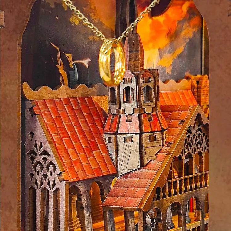 Book Nook - Valle dello Spirito dell'Anello Magico | ispirato a Il Signore degli Anelli