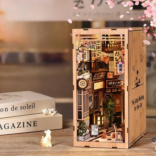 Book Nook Giappone - Il Vicolo in Attesa del Gatto