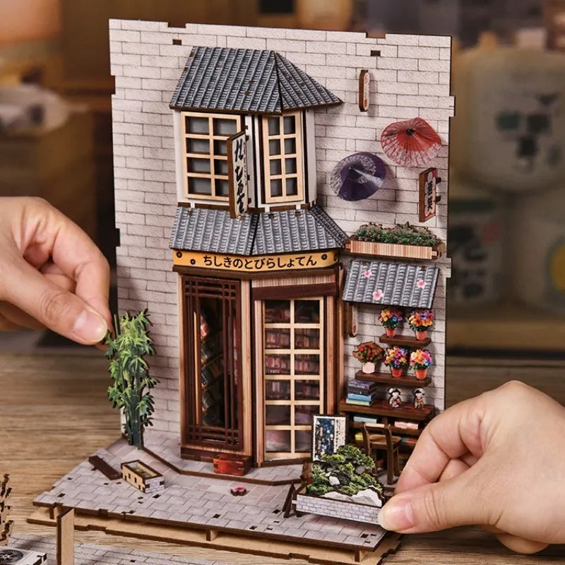 Book Nook Giappone - Il Vicolo in Attesa del Gatto