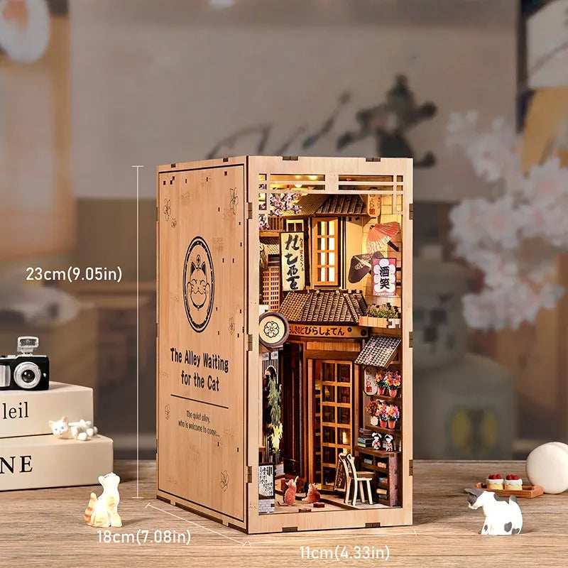 Book Nook Giappone - Il Vicolo in Attesa del Gatto
