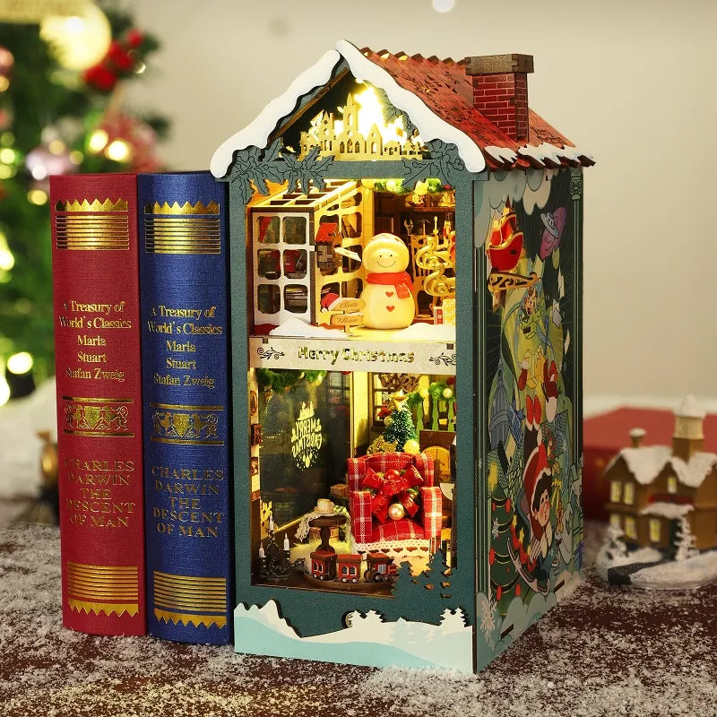 Book Nook - Buon Natale | Diorama Natalizio