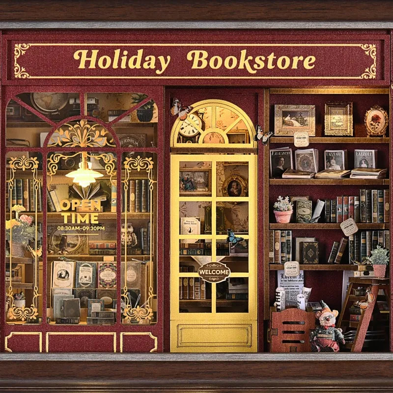 Kit Cornice 3D Fai-da-te - Libreria delle Vacanze all'Angolo della Strada