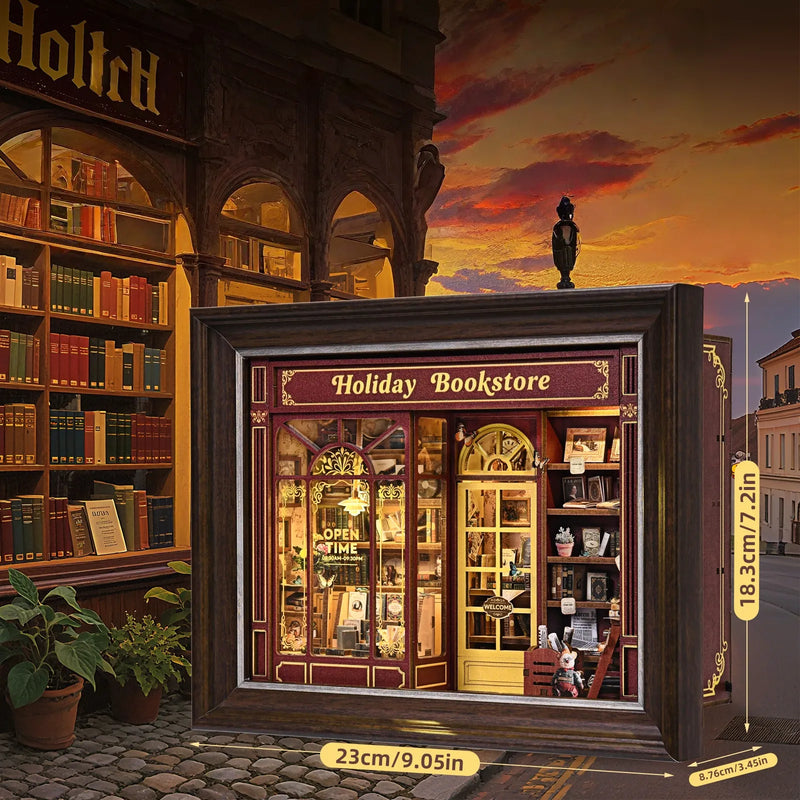 Kit Cornice 3D Fai-da-te - Libreria delle Vacanze all'Angolo della Strada