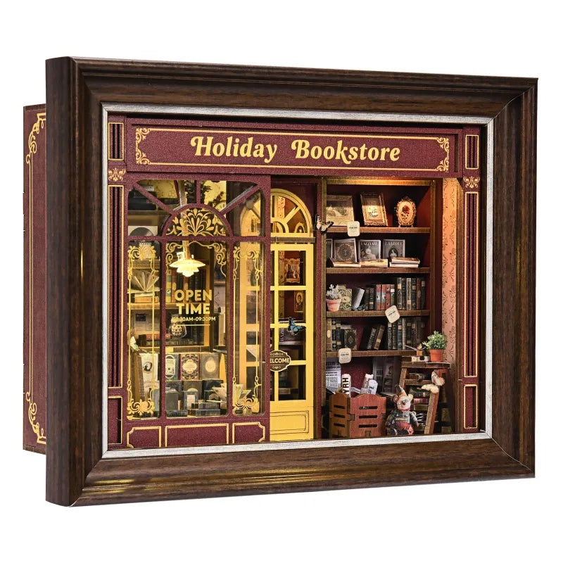 Kit Cornice 3D Fai-da-te - Libreria delle Vacanze all'Angolo della Strada