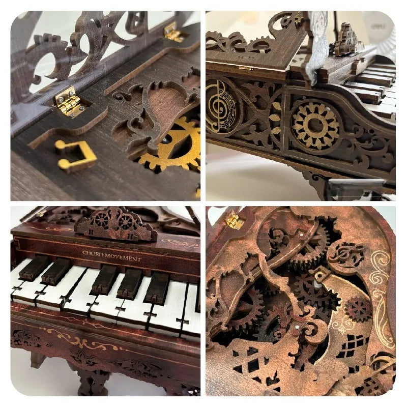 Build an ornamental miniature grand piano