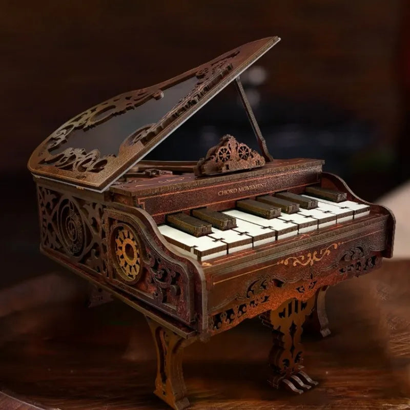 Puzzle 3D in Legno | Kit Pianoforte - Movimento degli Accordi