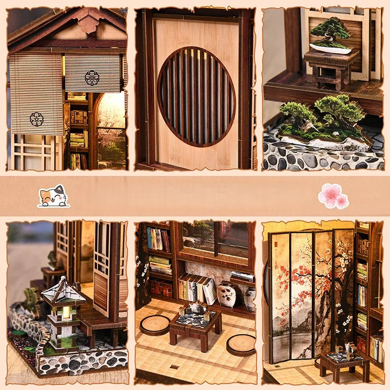 Kit Casa in Miniatura - Giardino Armonia con Lanterna di Muschio