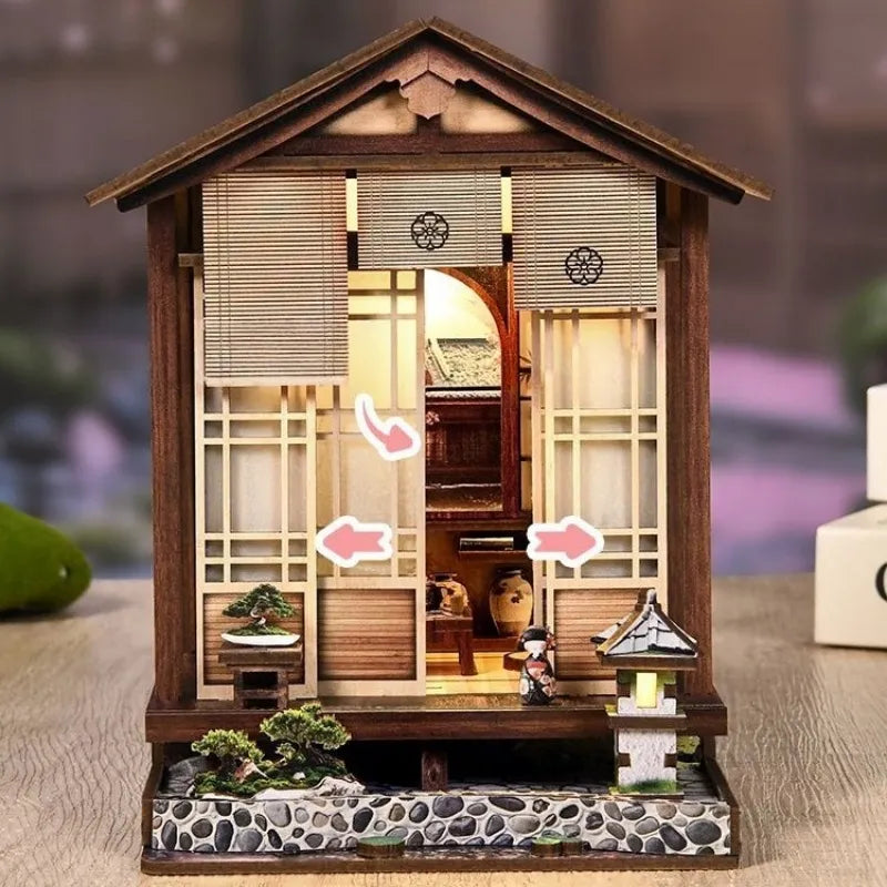 Kit Casa in Miniatura - Giardino Armonia con Lanterna di Muschio