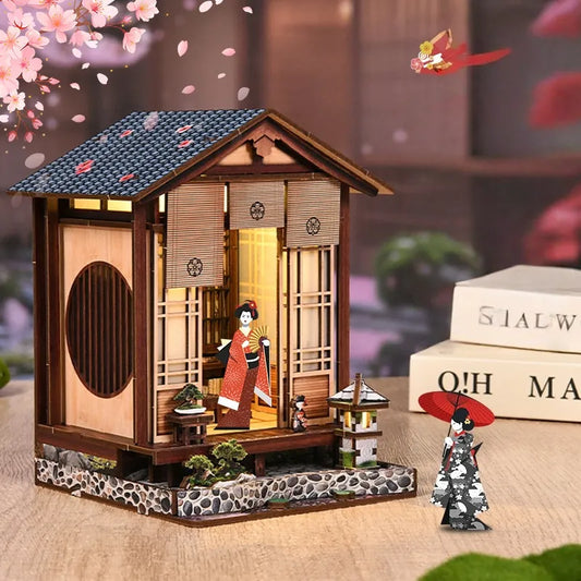 Kit Casa in Miniatura - Giardino Armonia con Lanterna di Muschio