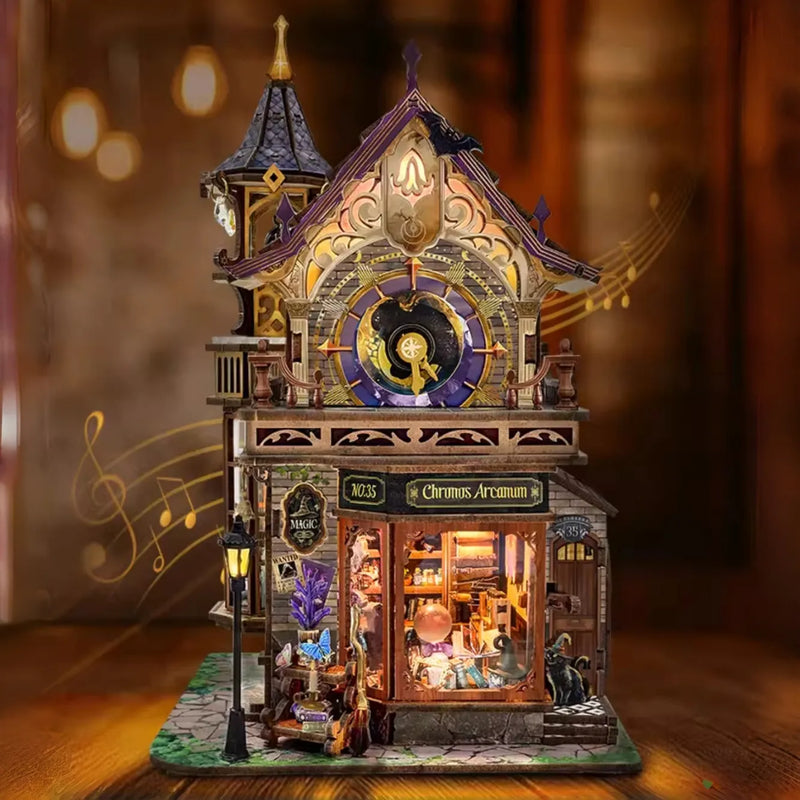 Kit Casa in Miniatura - Club della Magia del Tempo | Puzzle in Legno 3D