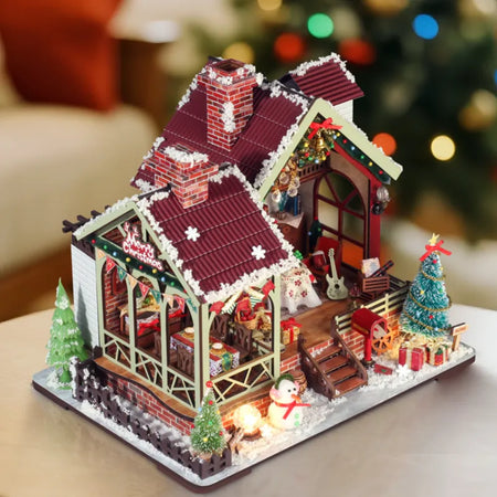 Kit Casa in Miniatura - Rifugio Natalizio Caldo
