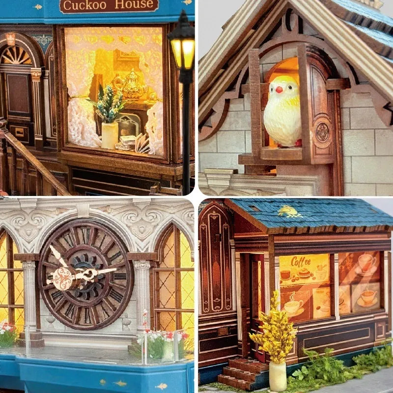 Puzzle in legno 3D - Casa del Cucù
