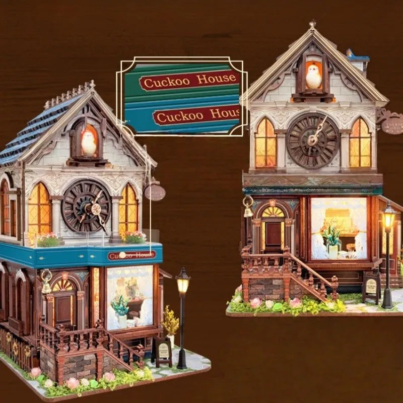 Puzzle in legno 3D - Casa del Cucù