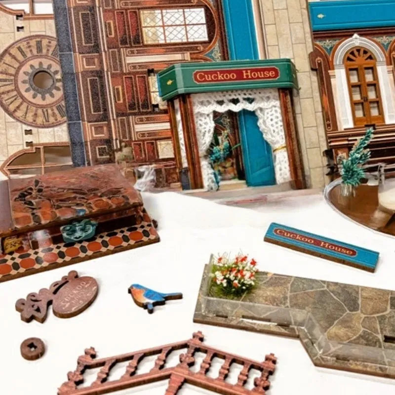 Puzzle in legno 3D - Casa del Cucù