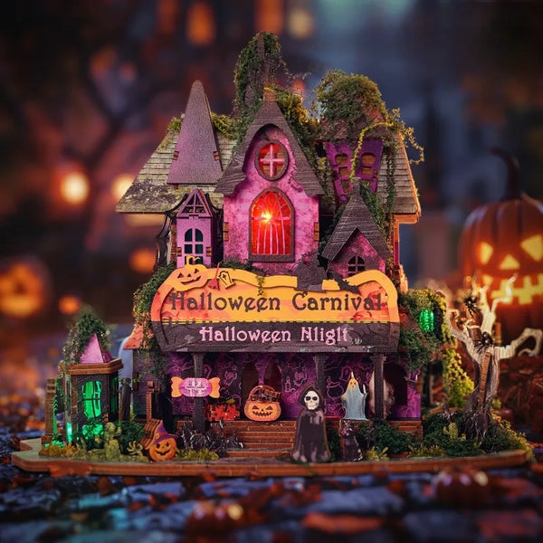 Miniatur Haus Bausatz - Notte di Halloween