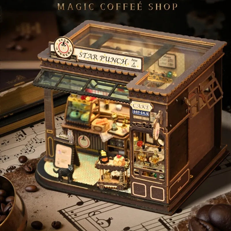 Miniatur Haus Bausatz - Caffetteria Magica