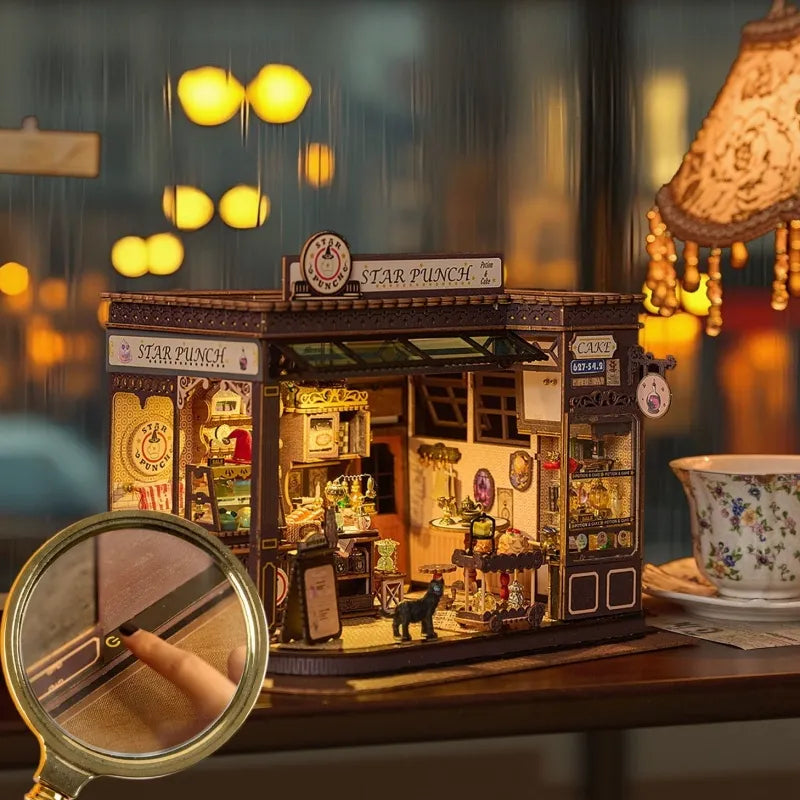 Miniatur Haus Bausatz - Caffetteria Magica