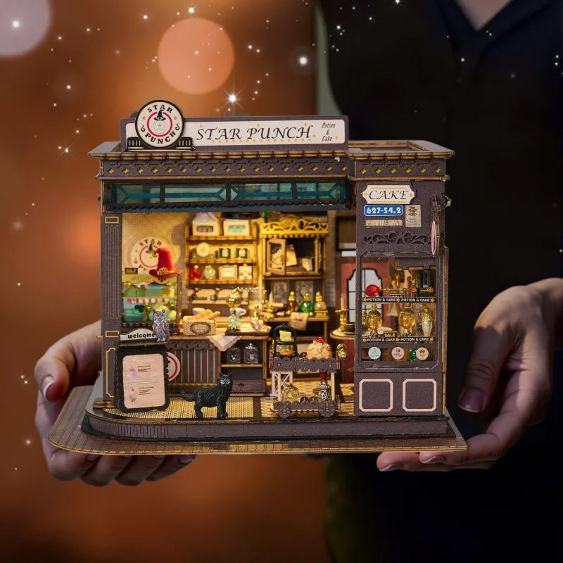 Miniatur Haus Bausatz - Caffetteria Magica