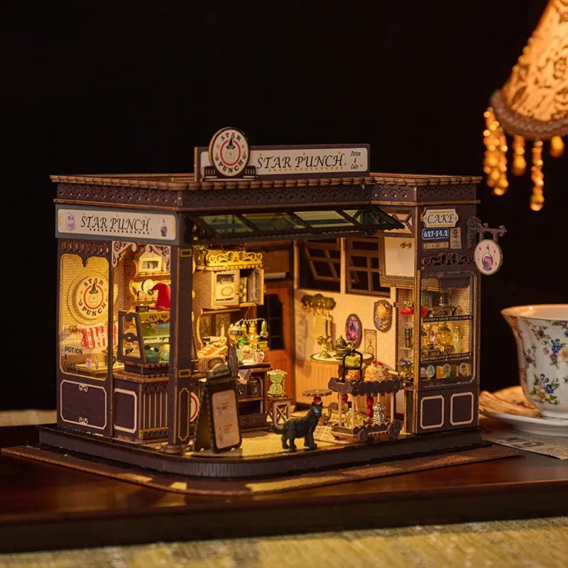 Miniatur Haus Bausatz - Caffetteria Magica