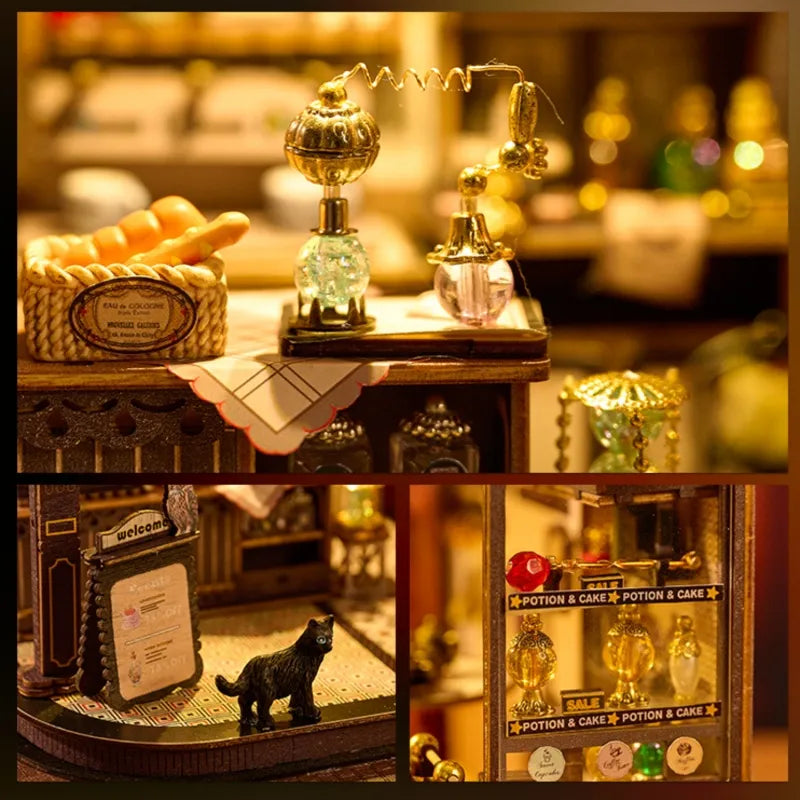 Miniatur Haus Bausatz - Caffetteria Magica