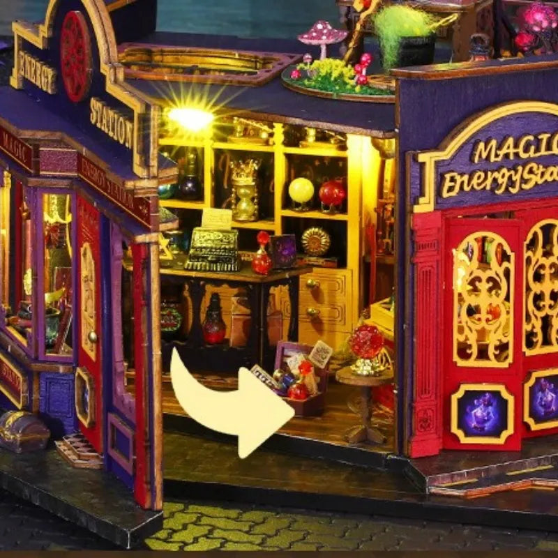 Miniatur Haus Bausatz - Stazione di Energia Magica