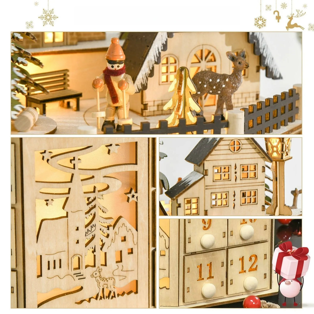 Calendario dell'Avvento Villaggio di Natale
